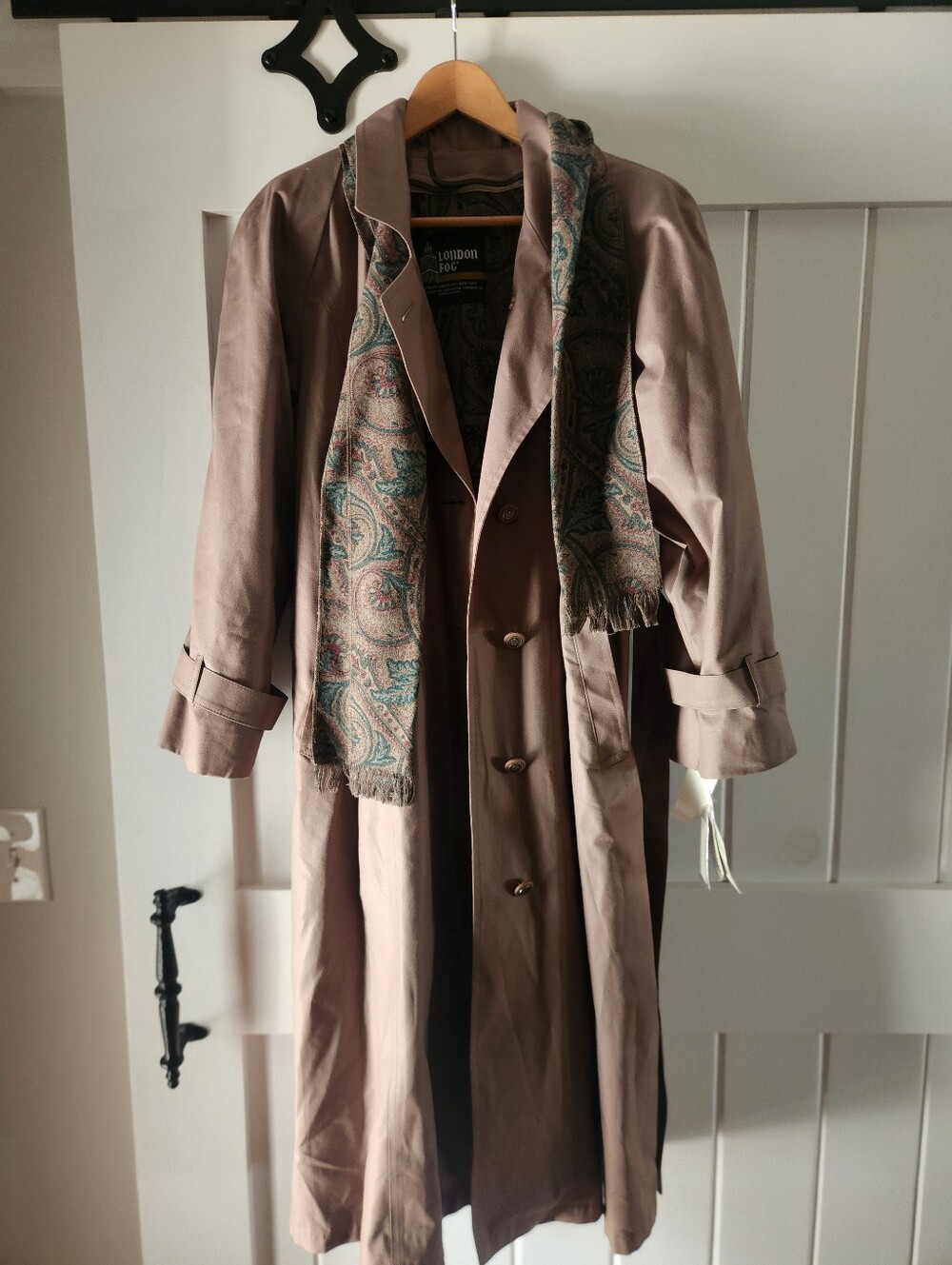 1980's Vintage New Old Stock London Fog Trench Retro Throw Back